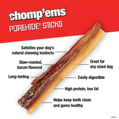 CHOMP 'EMS Purehide, protéines élevées et faible gras pour chiens actifs.