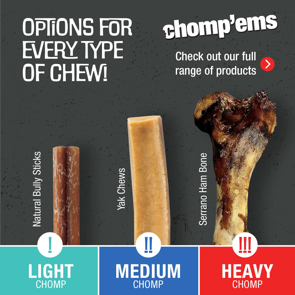 CHOMP'EMS Brochettes Canard tests USA, sécurité et qualité vérifiée.