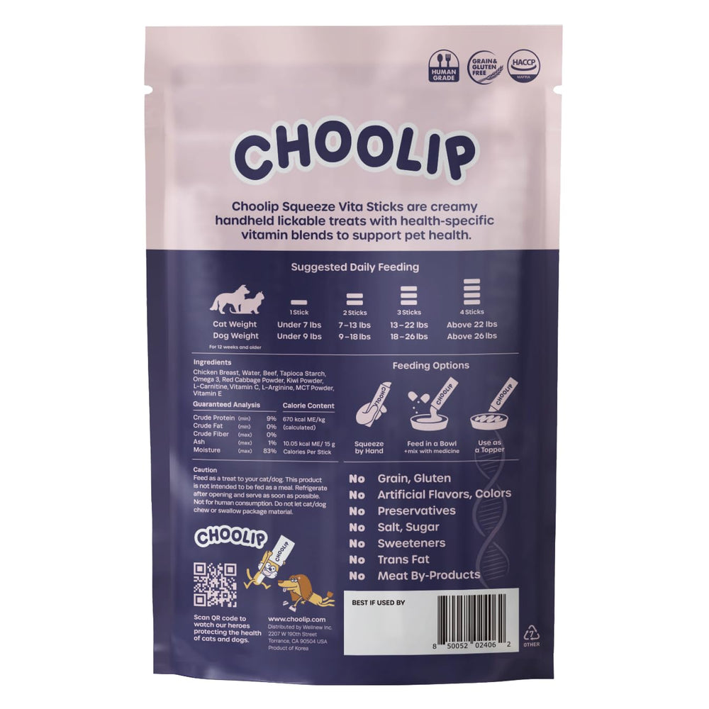 Choolip Squeeze utilisation facile: friandise, garniture ou recompense.