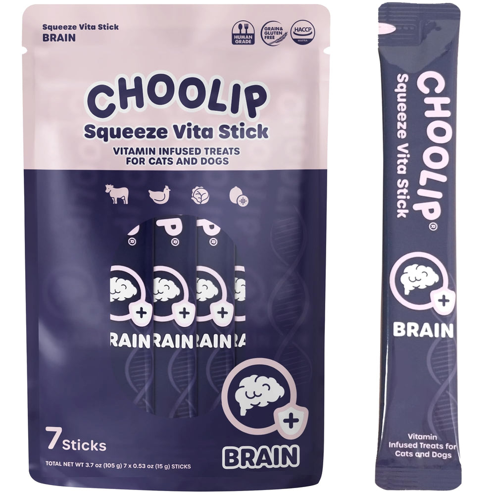 Choolip Squeeze purée crèmeuse, friandise appétente pour chat et chien.