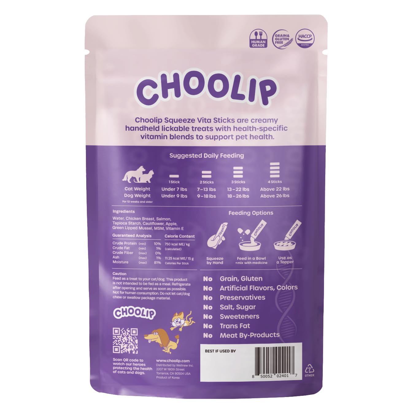 Choolip Squeeze Vita Stick texture crémeuse, expérience de dégustation agréable.