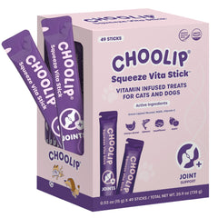 Choolip Squeeze Vita Stick – emballage pratique pour chats et chiens.
