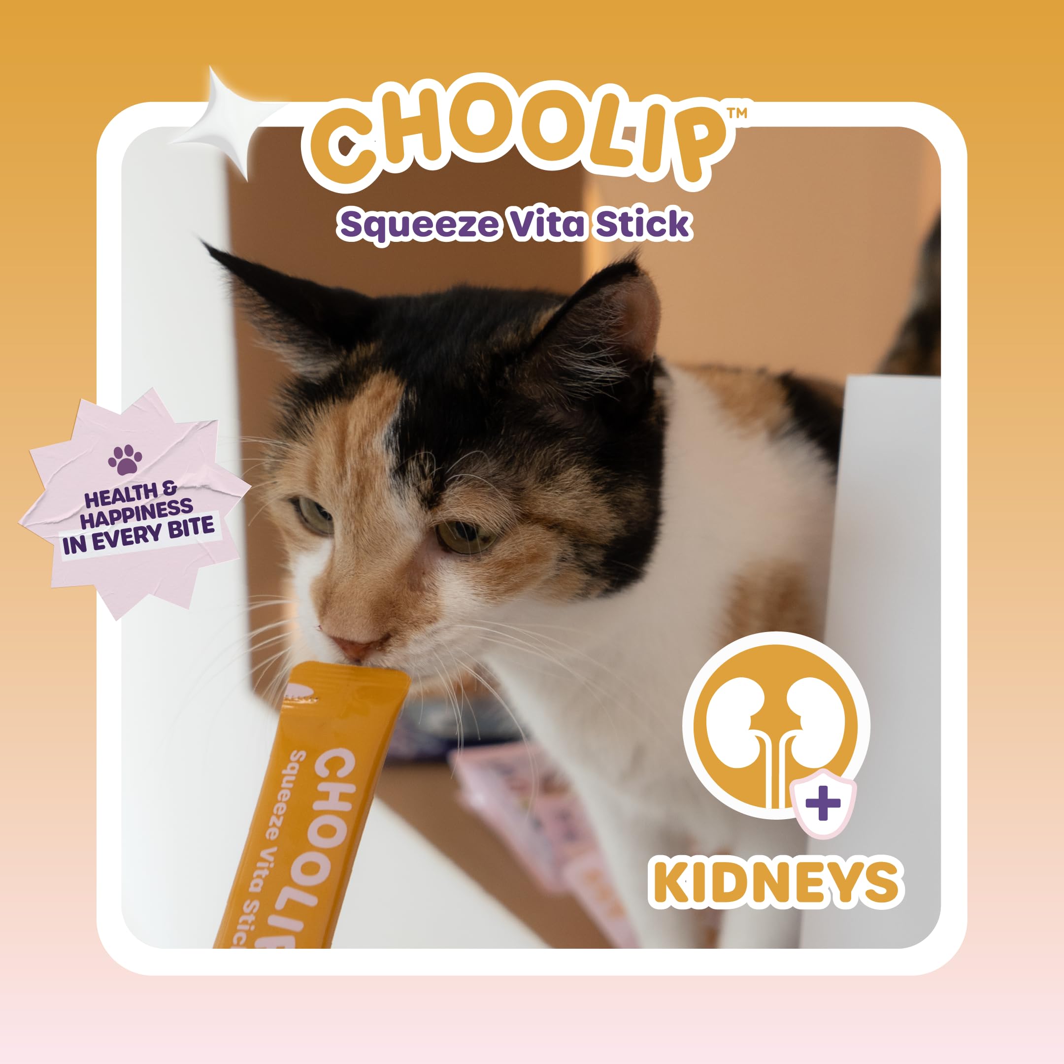 Choolip Squeeze Vita Stick formulation vétérinaire, produit fiable pour chiens et chats.