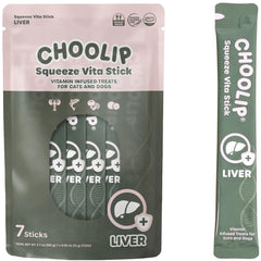 Choolip Squeeze Vita Stick: pâte crèmeuse saumon-homard, facile à nourrir au quotidien pour chiens et chats.