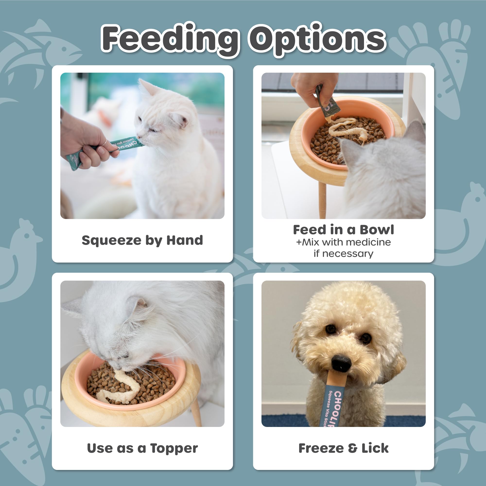 Choolip Squeeze Vita Stick soutien vision pour chiens et chats