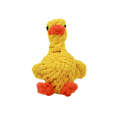 Sunny Chowabunga, doudou canard jaune en coton éco, pour jeu calme et durable.