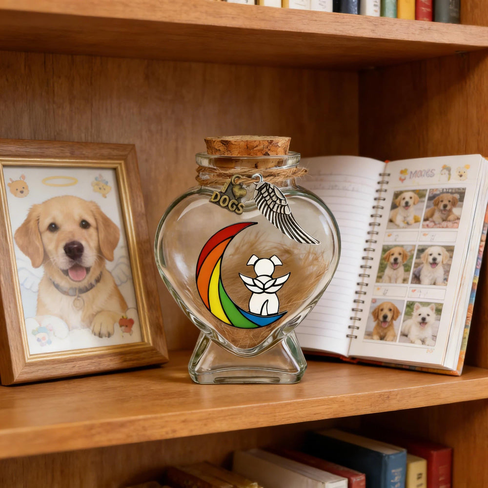 Chowsie Bocal Poils Animaux: petit souvenir pour votre espace.