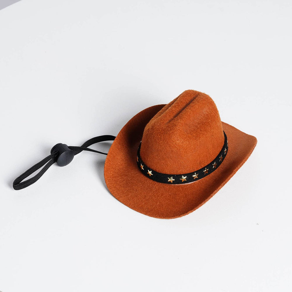 Choyaxo chapeau cow-boy animal brun taille L prêt à porter pour grand petit chien