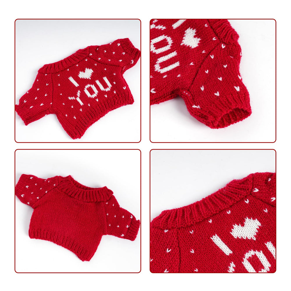 Ensemble de pulls Choyaxo pour petit animal, parfait pour photos et fêtes.
