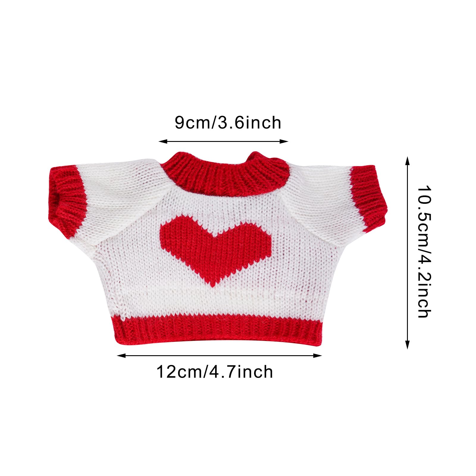 Pull Noël Choyaxo pour petit animal blanc, douceur et confort en hiver.