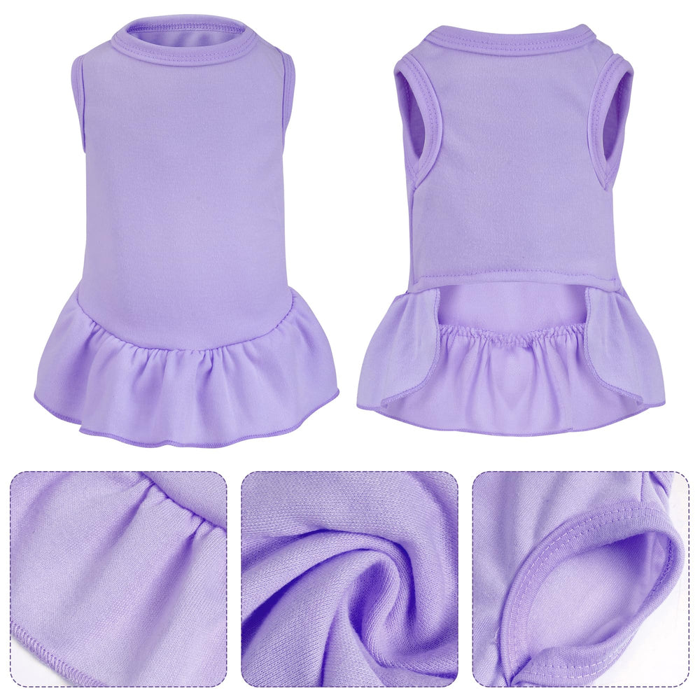 Robe Choyaxo pour chat petit été rose, légère et respirante