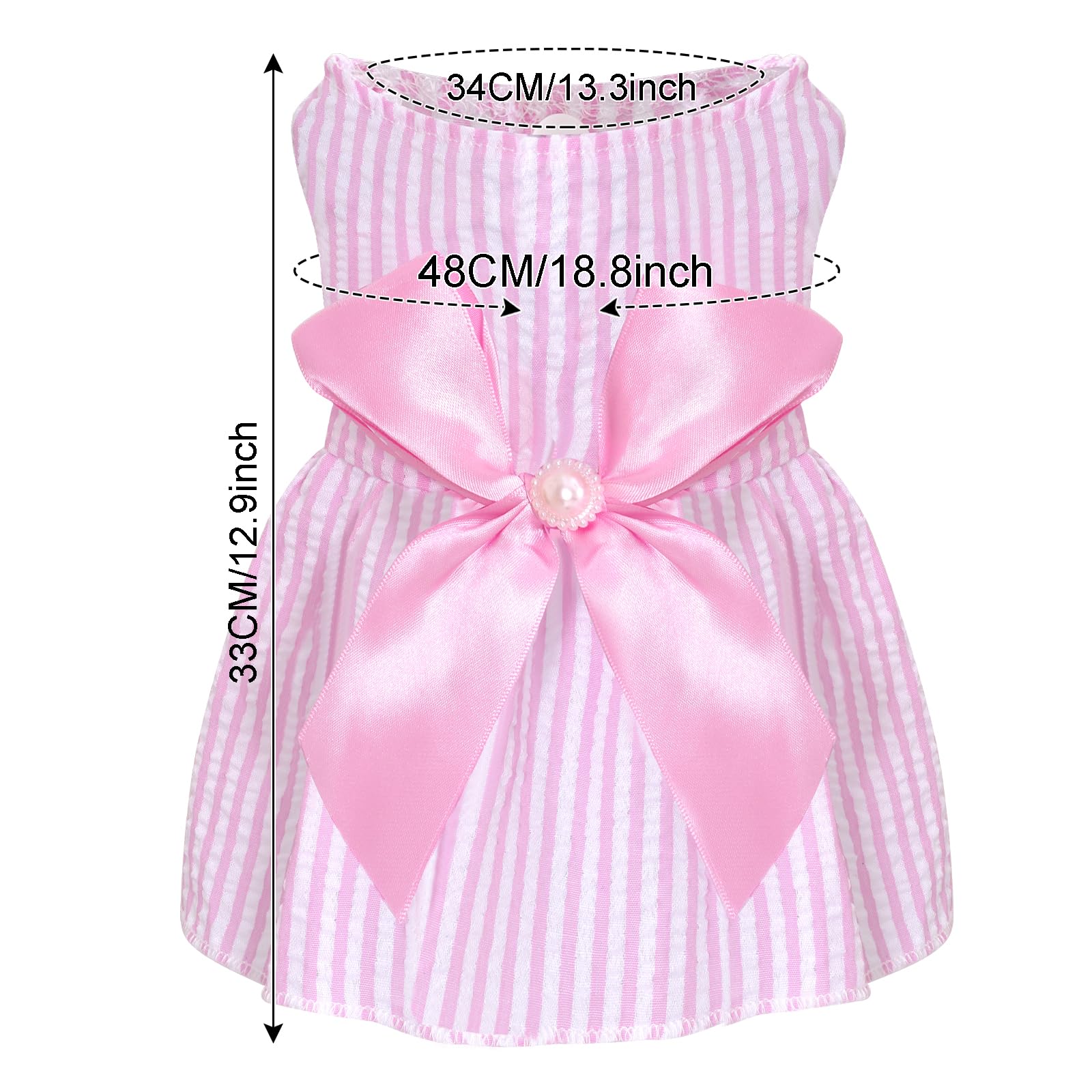 Robe Choyaxo chien bleu princesse, tenue parfaite pour photos.