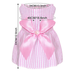 Robe Choyaxo chien bleu princesse, tenue parfaite pour photos.