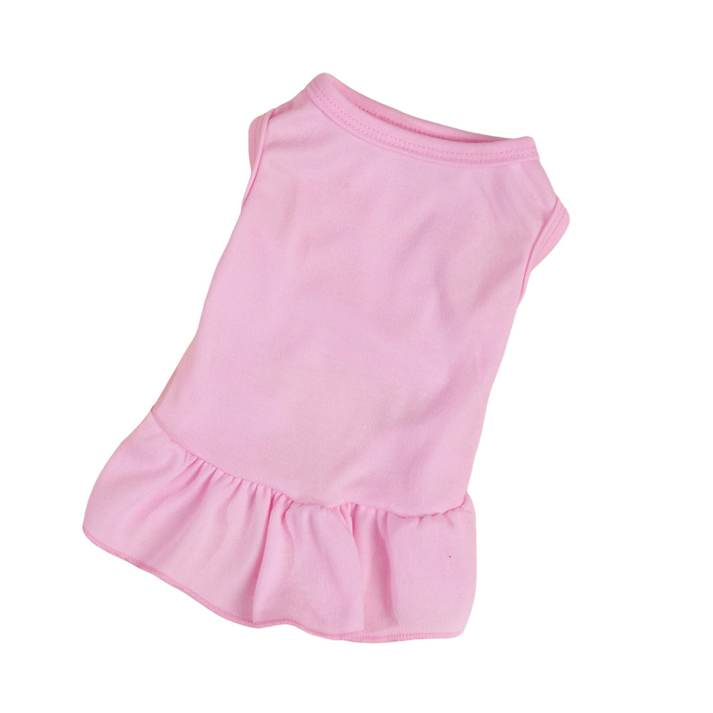 Robe pour chien jaune sans manches Choyaxo, couleur vive et tendance.
