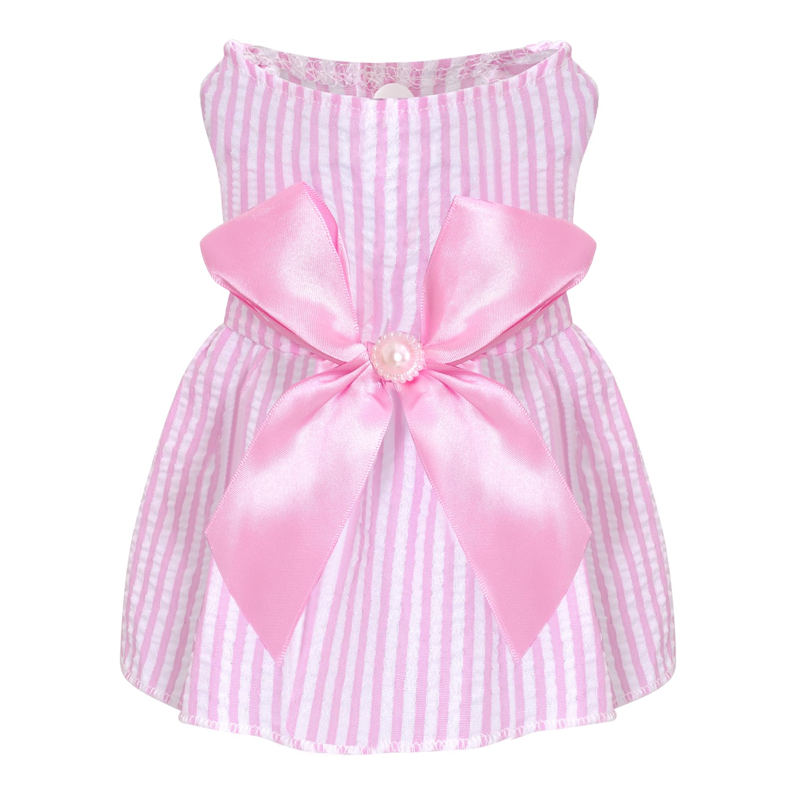 Robe Choyaxo pour chien avec nœud papillon, look élégant pour occasions.