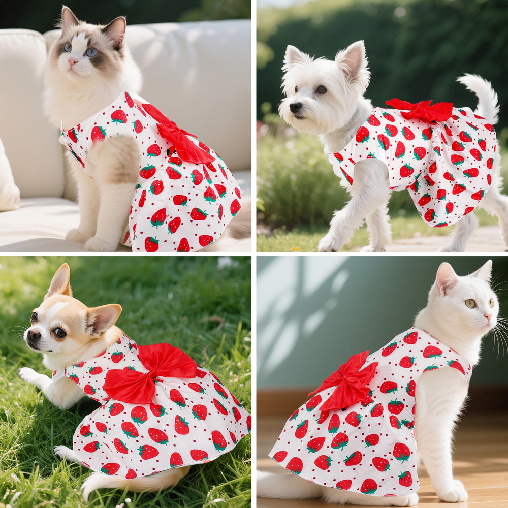 Robe pour chien petite taille stylée, idéale pour sorties quotidiennes par Choyaxo.