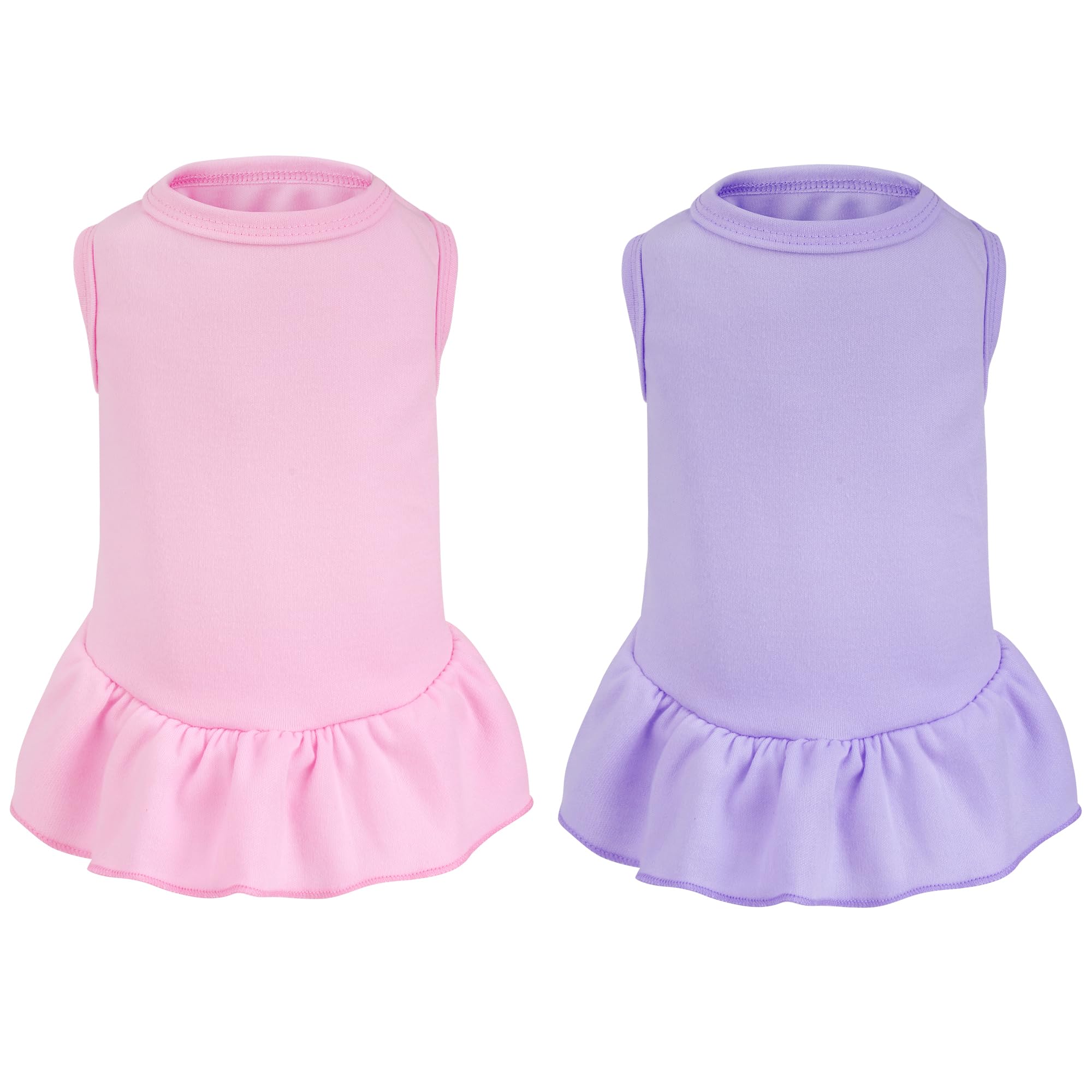 Choyaxo robe chien rose pâle, tenue légère pour l'été et photos mignonnes