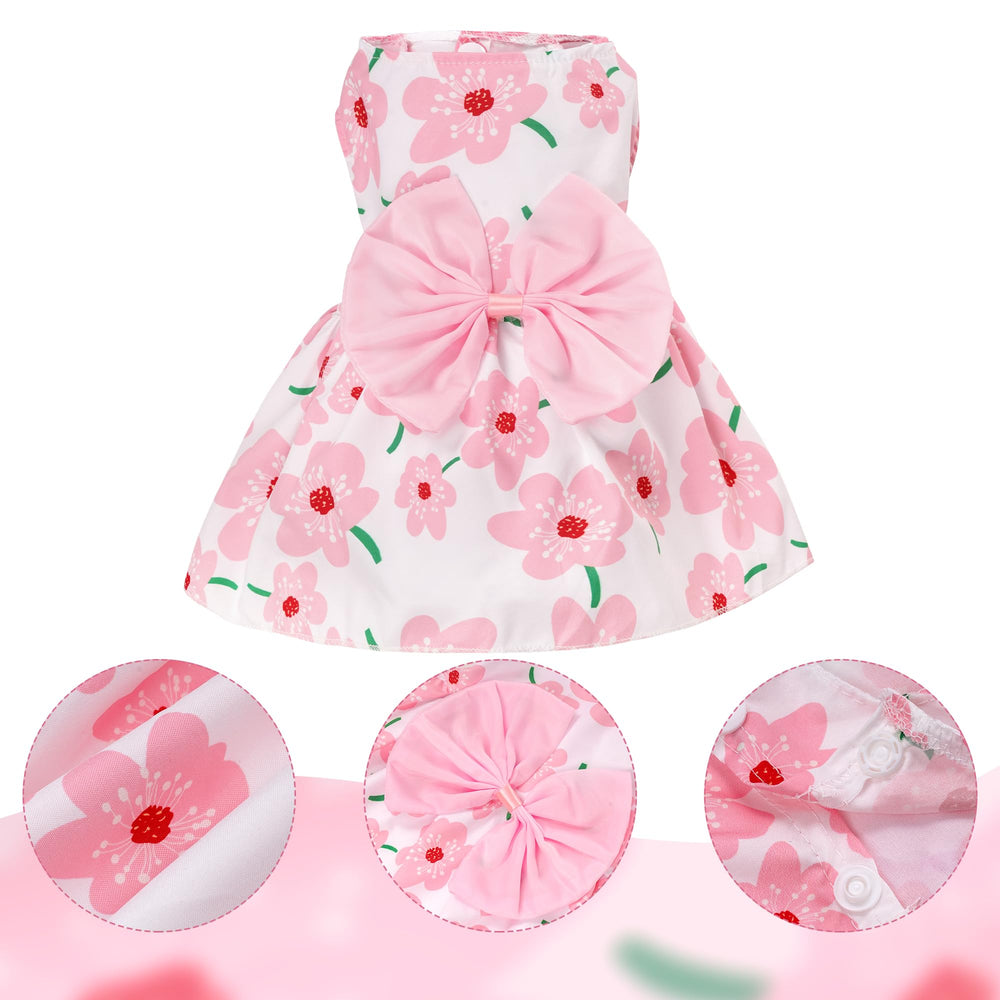 Choyaxo robe florale - coupe vest classique pour un look élégant.