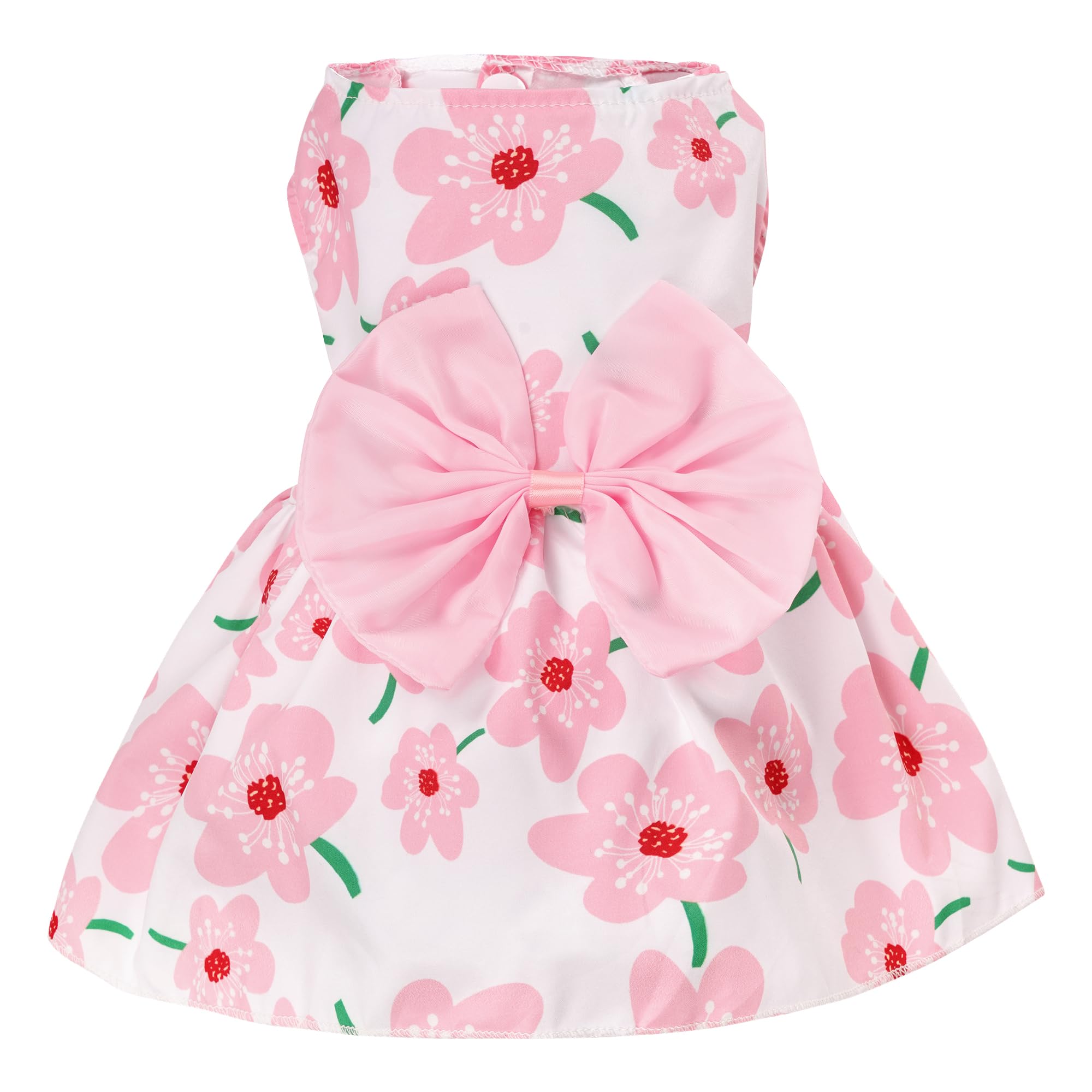 Choyaxo robe florale - détail du tissu léger et doux.
