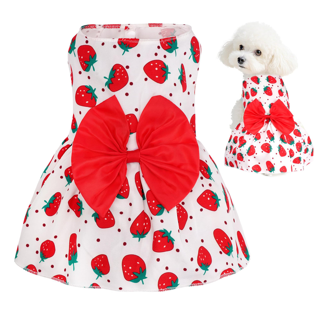 Robe florale choyaxo pour chien et chat, idéale pour les sorties quotidiennes