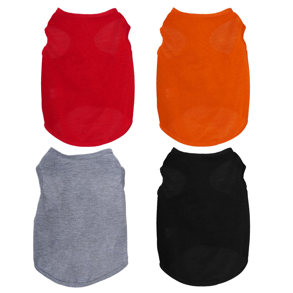 T-shirt sans manches noir Choyaxo pour petit chien; confort estival et facile à enfiler.