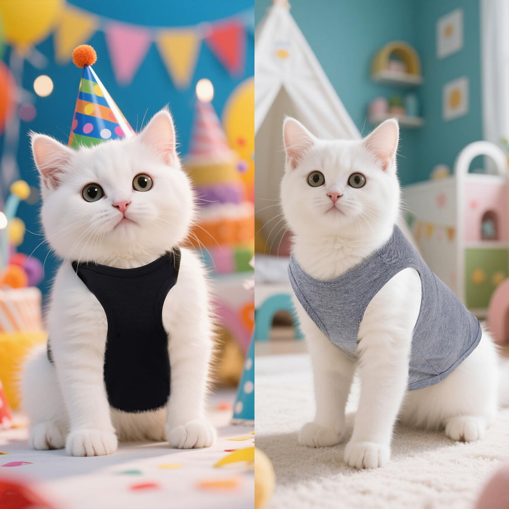 Ensemble t-shirts Choyaxo pour animaux, usage intérieur et sorties.