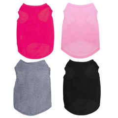 Le t-shirt sans manches noir de Choyaxo pour petits chiens et chats, confort léger.