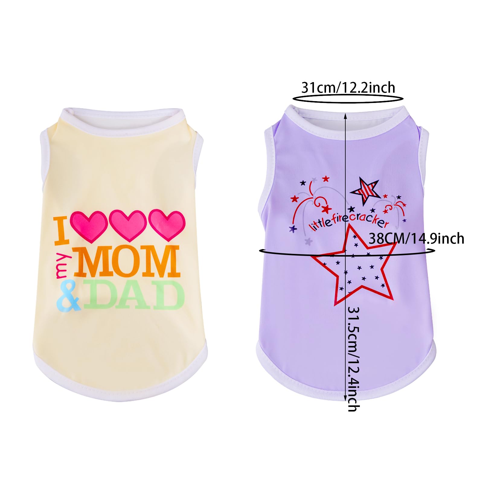 Veste choyaxo imprimée étoiles violettes pour petit chien, look unique.