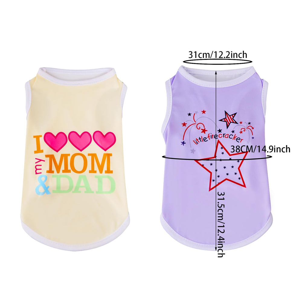 Veste choyaxo imprimée étoiles violettes pour petit chien, look unique.
