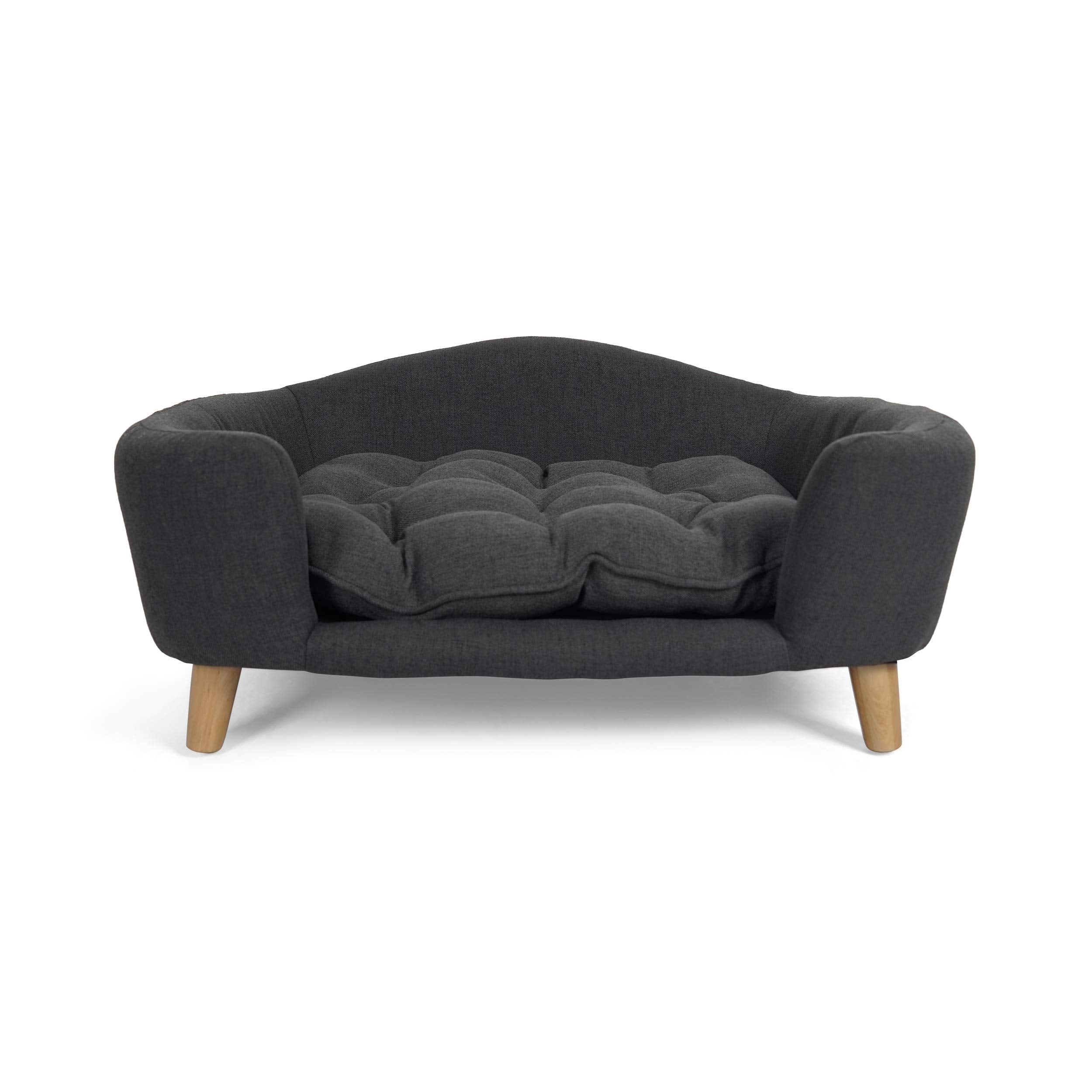 Canape chien orthopedique Elroy avec coussin mémoire et repose luxueux