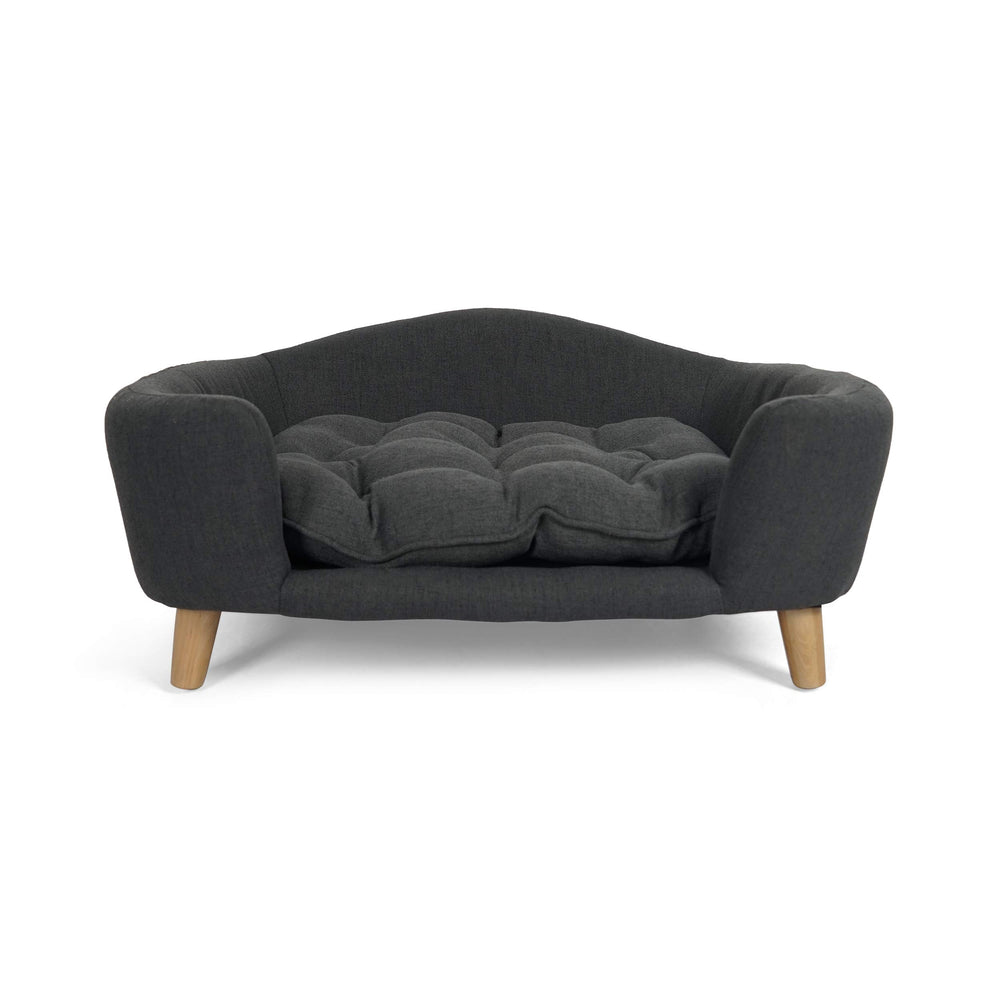 Canape chien orthopedique Elroy avec coussin mémoire et repose luxueux