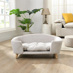 Christopher Knight Home Elroy: pieds en bois assurent stabilité.
