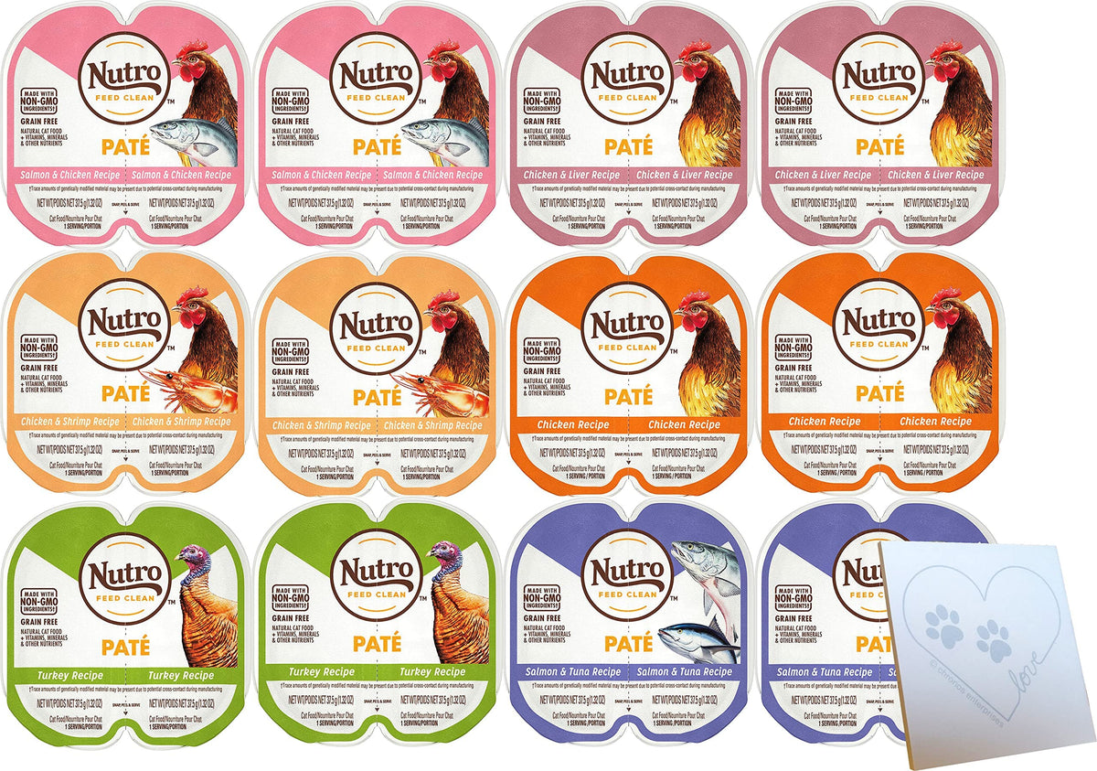 CHRONOS Nutro-Portions saumon-thon: portions pratiques pour repas humide et frais.