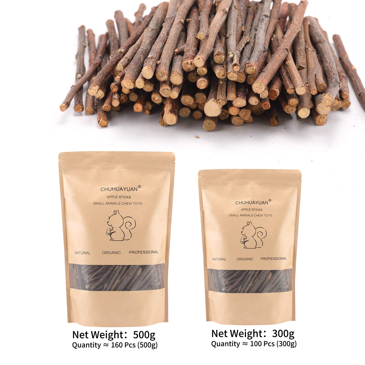 CHUHUAYUAN Bâton-pomme-qualite-organique: produit naturel issu d'un verger sans pesticides.