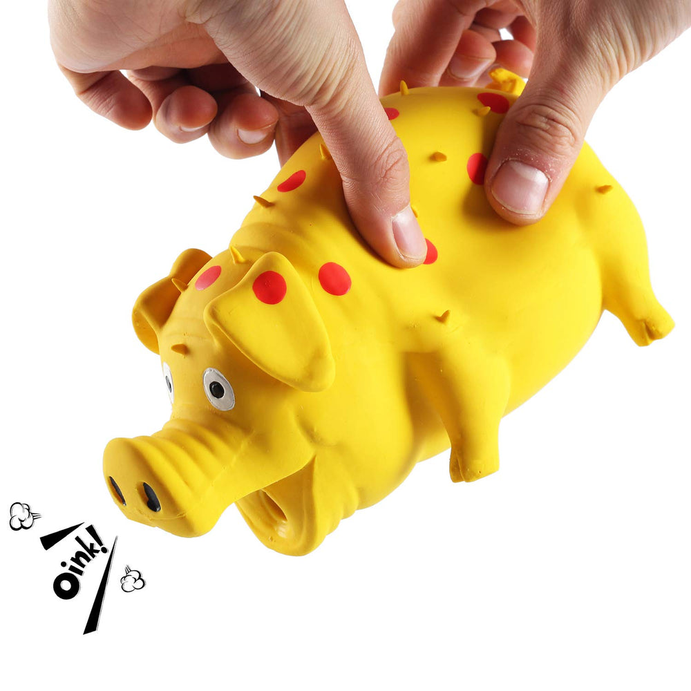 ChubbyPiggies: texture latex détaillée, douceur et durabilité pour mordiller.