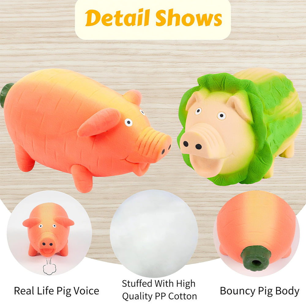 Le jouet ChubbyPiggies se nettoie facilement après les jeux pour un entretien rapide.