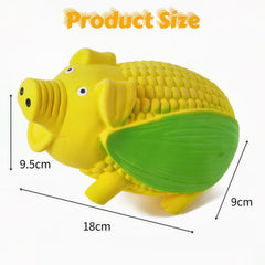 Le jouet chien légume grognement ChubbyPiggies divertit et aide à la gestion du poids.