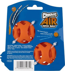Chuckit! Air Fetch Ball avec design creux et maillé favorisant la respiration.