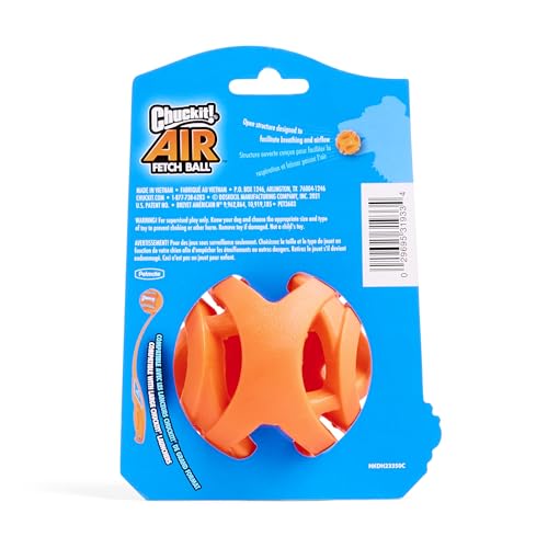 Ballon Air Fetch surface lisse, plus doux pour la gueule du chien.