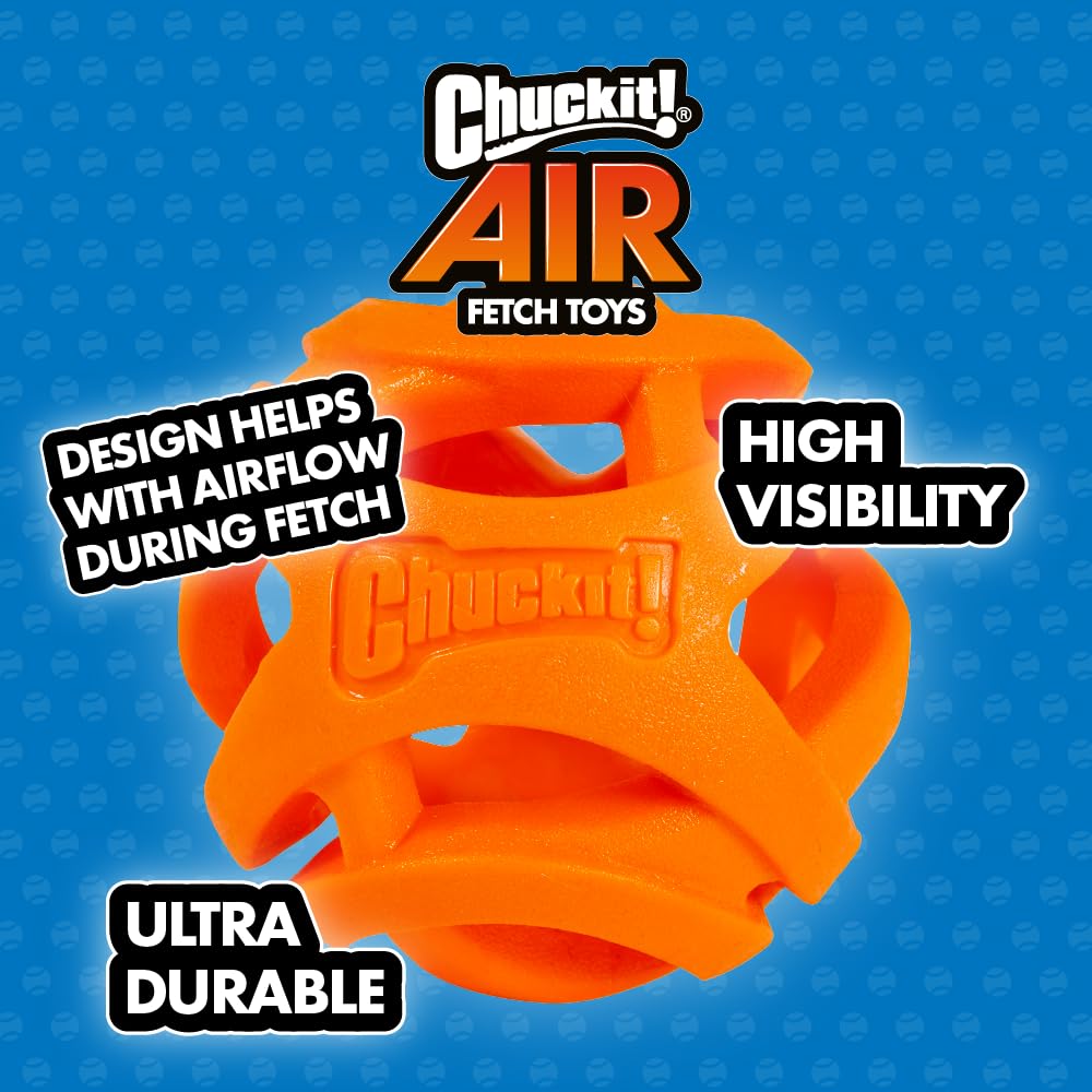 Chuckit! Air Fetch Stick adapté aux petits chiens brachycéphales pour des sessions sûres.