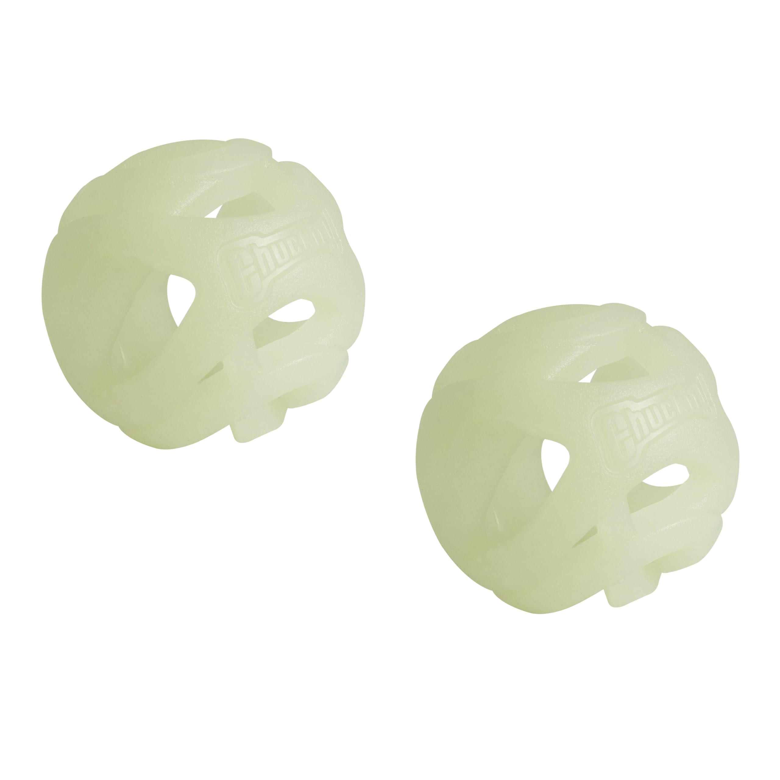 Balle Chuckit Air Glow lumineuse verte pour jeux jour et nuit.