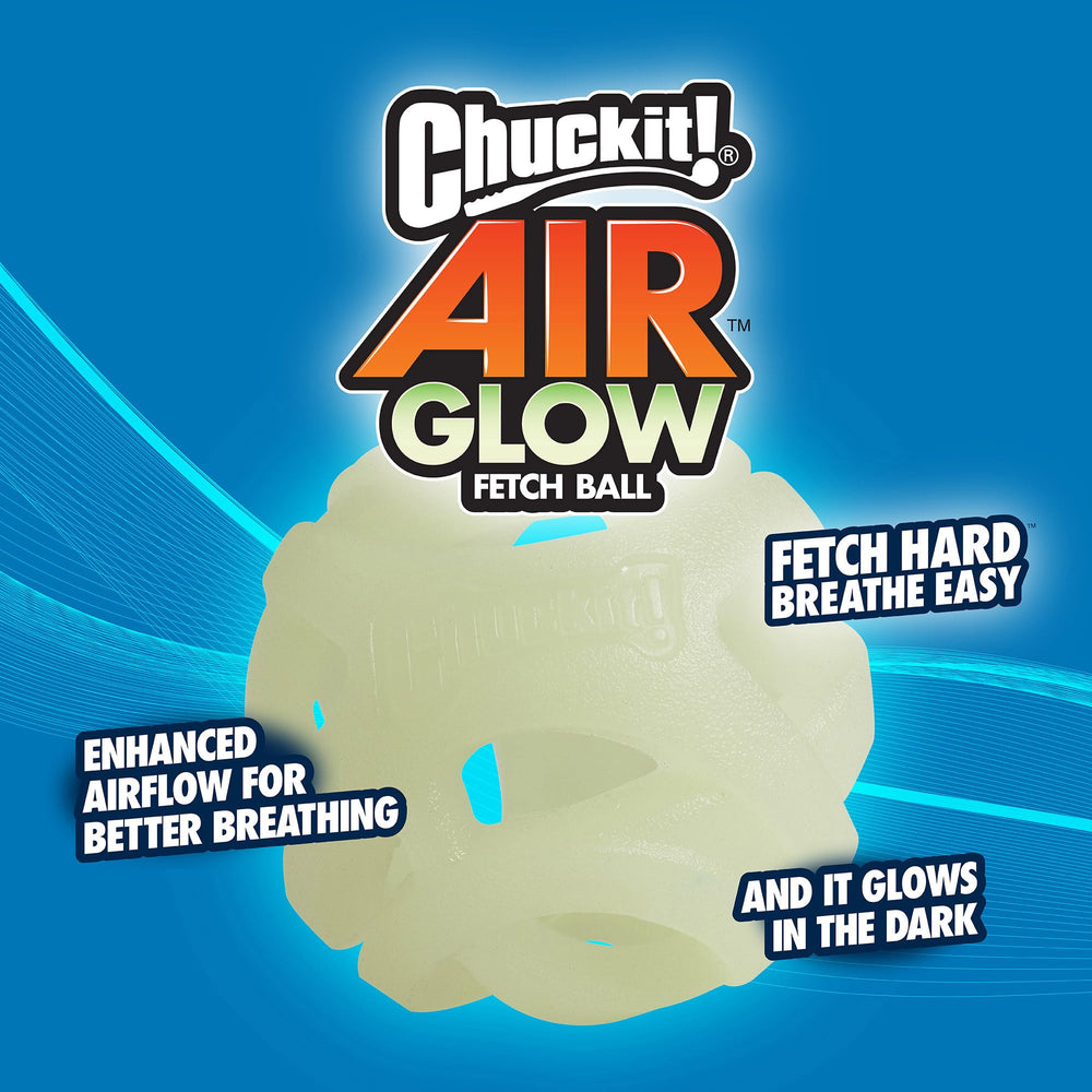 Chuckit Air Glow Ball compacte et portable pour sorties quotidiennes.