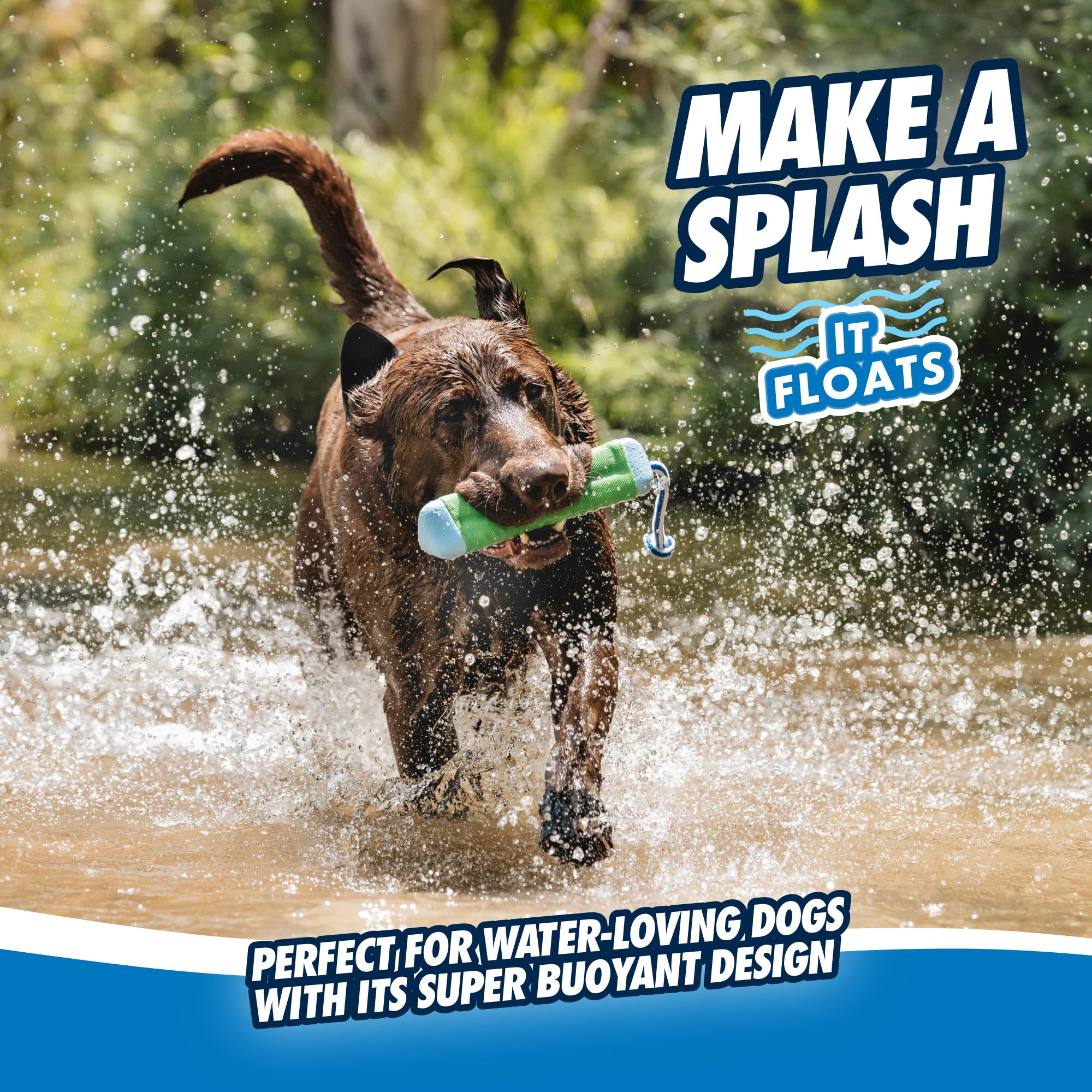 Chuckit! Amphibious Bumper, taille Small: adaptée pour chiens jusqu'à 60 lb