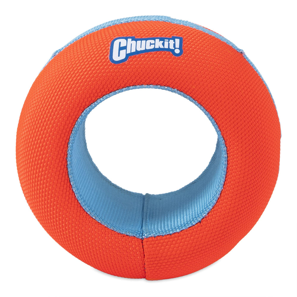 Chuckit Amphibious Roller orange vif pour repérage rapide du jeu.