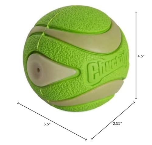 Balle lumineuse Chuckit! Max Ultra se recharge rapidement sous lumière