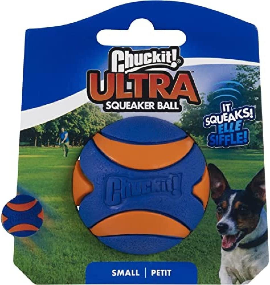 Chuckit! Ultra Sifflet textures variées offrant grip pendant le jeu.