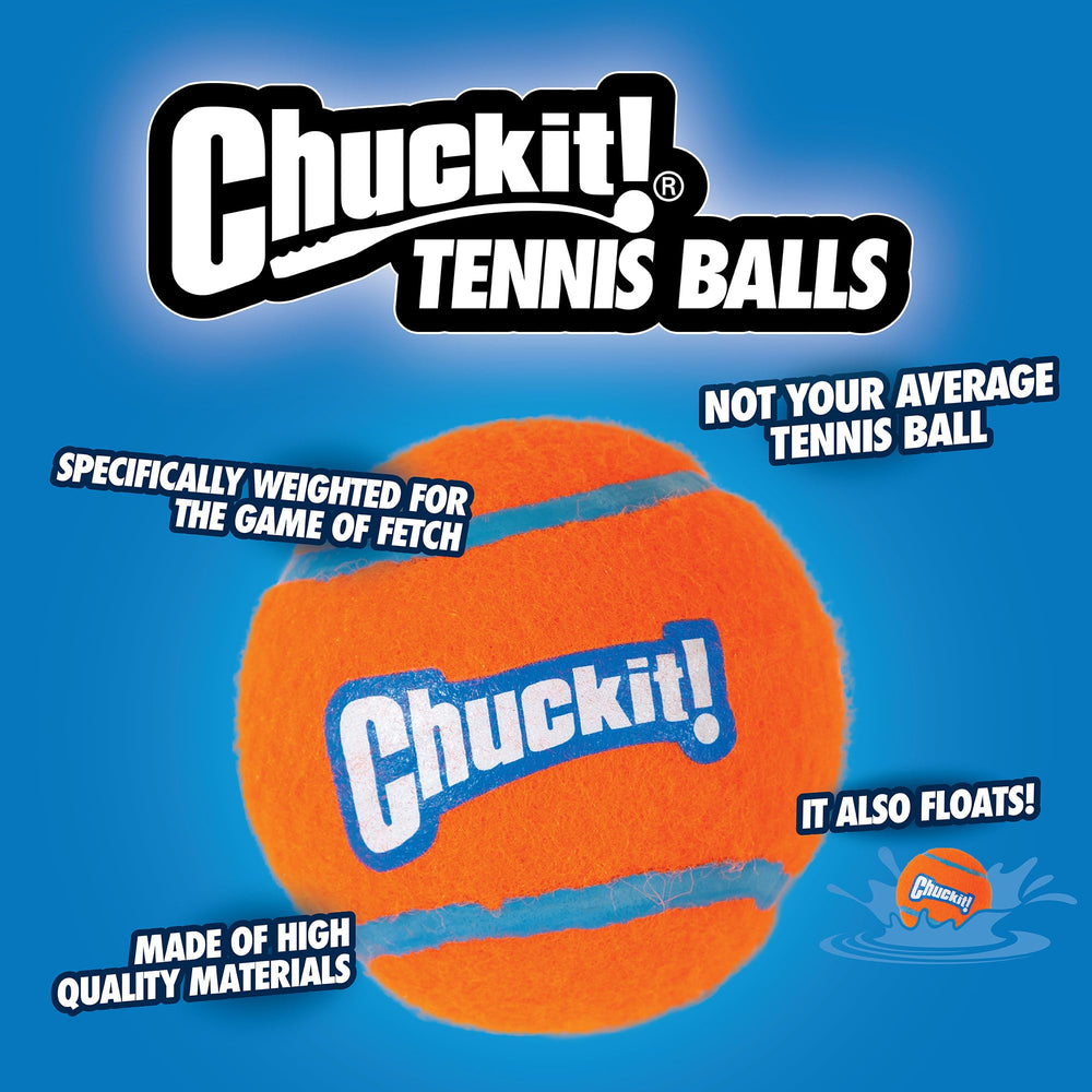 Chuckit! balle flottante, idéale pour la récupération aquatique.