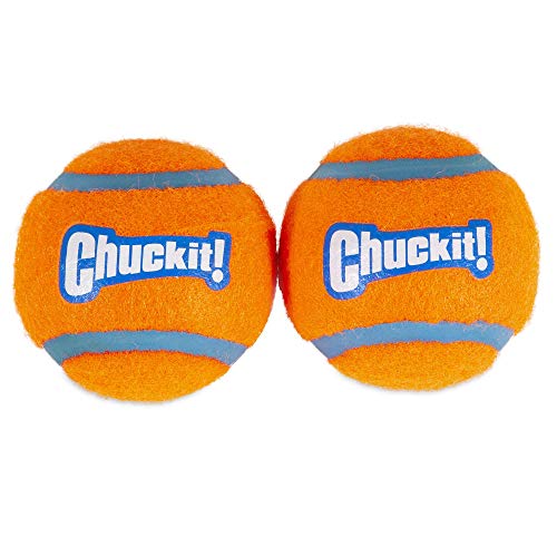 Balle Chuckit! Tennis avec feutre non abrasif pour plus de confort.