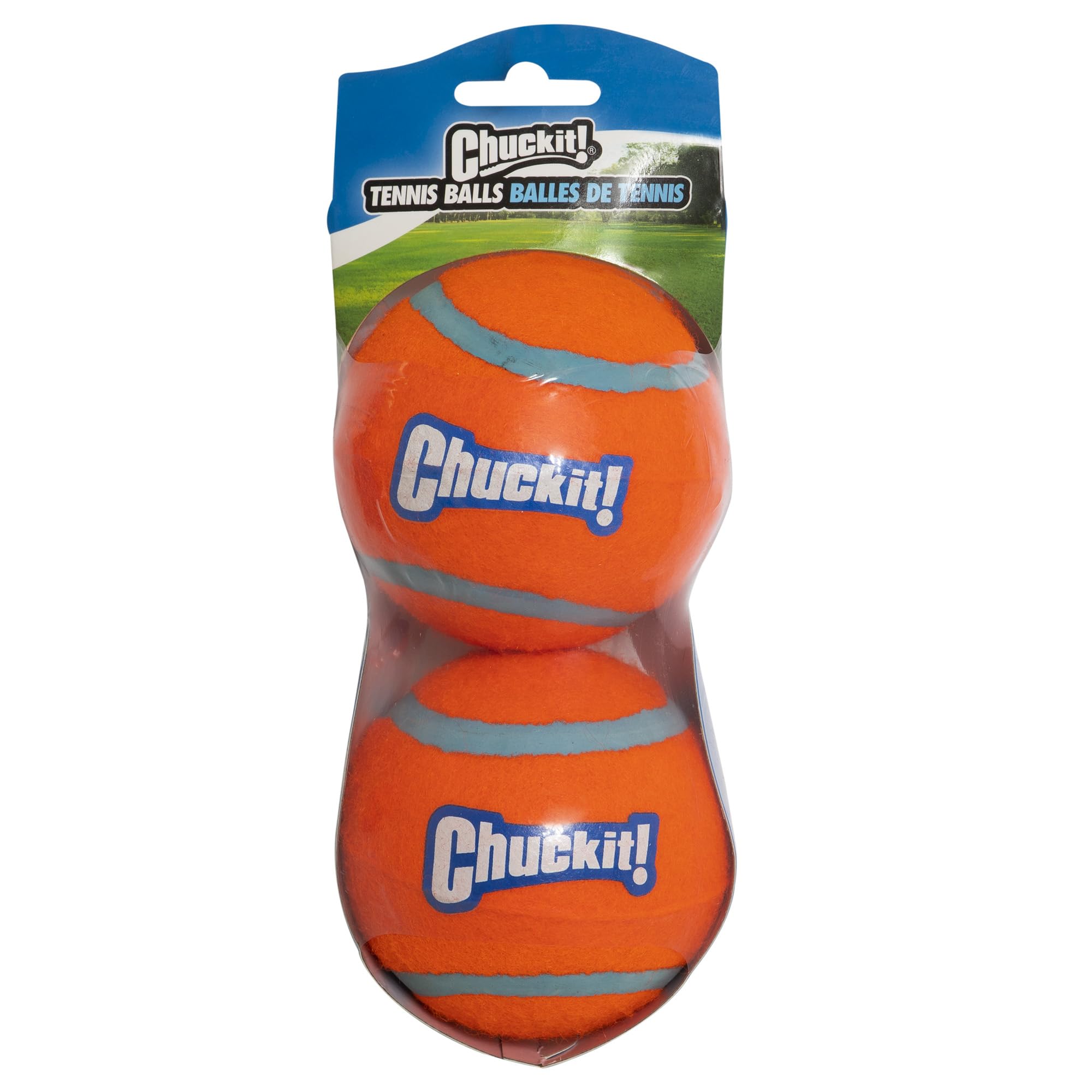 Chuckit! balle tennis chien XL – cœur caoutchouc robuste pour un ramassage en douceur