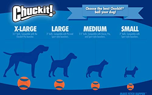 Chuckit! balle tennis XL – recuperation durable pour chien fort